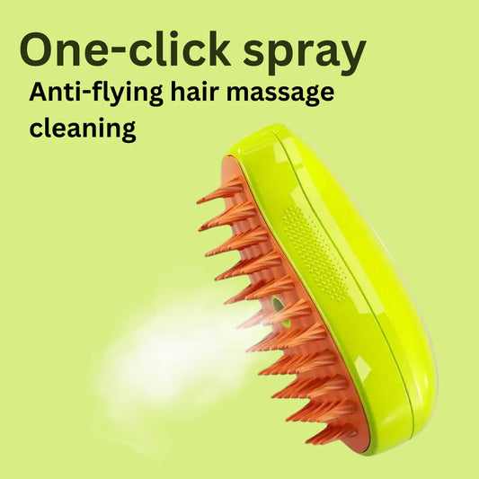 Cat Grooming Comb with Steam / Spray Water